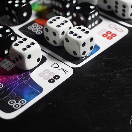 sixo card and dice logic game