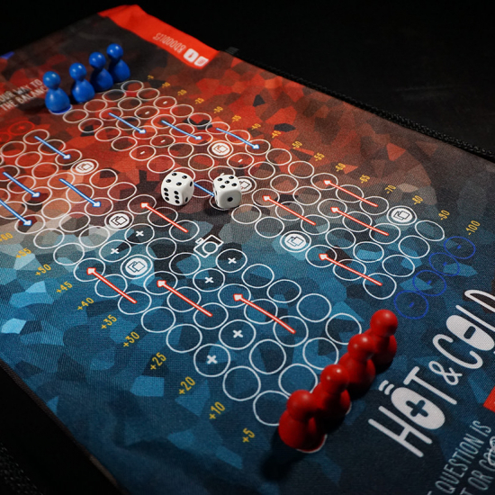 hot and cold - board game for two