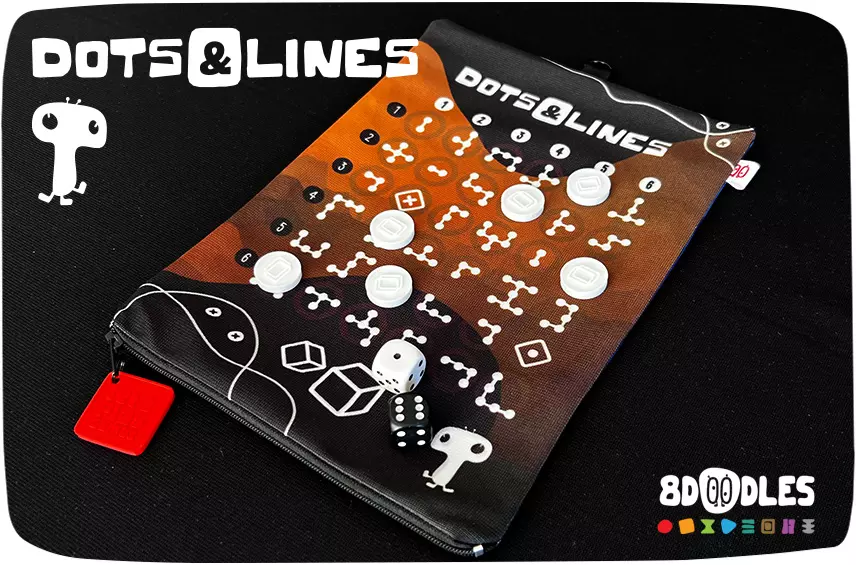 Roll and Write game DOTS AND LINES