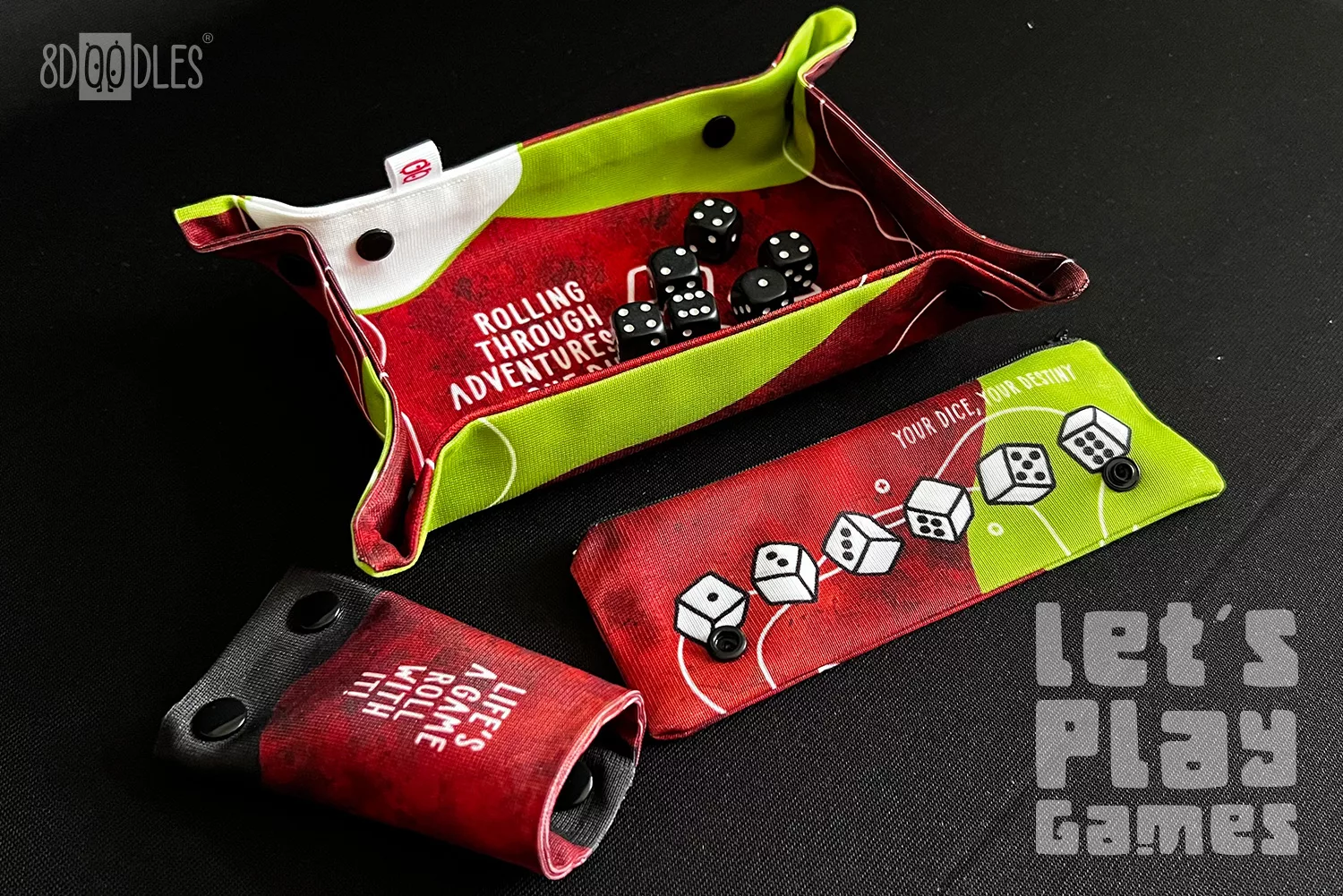 8doodles custom and personalized dice game set