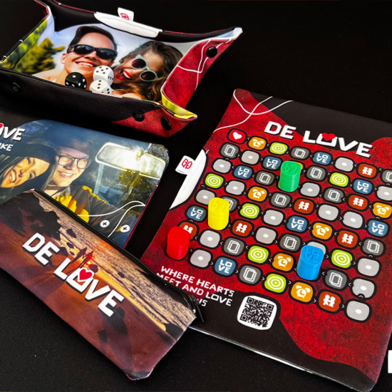 DE LOVE personalized and custom board game, family frnedly, perfect for couples, great Valentine's Day gift