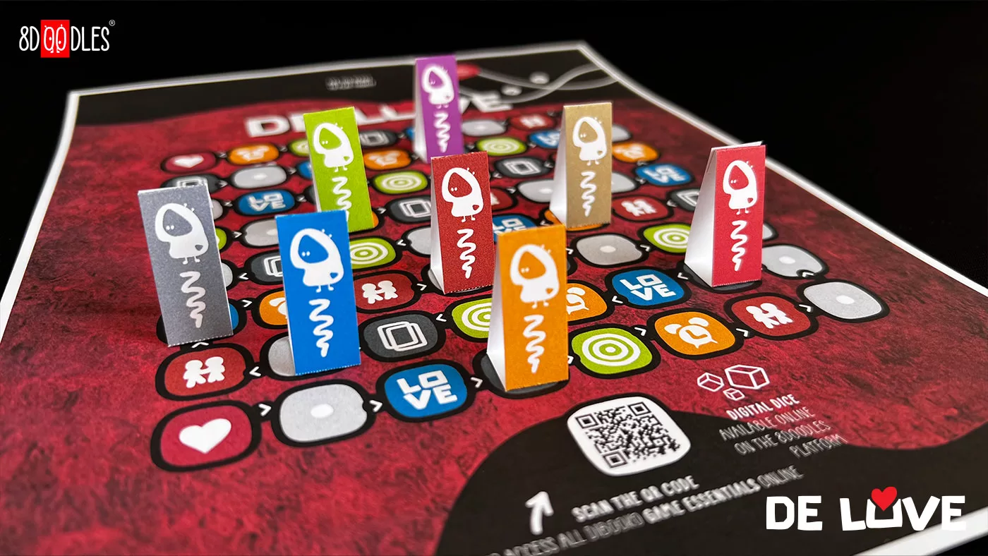 DE LOVE printable edition DIY board game