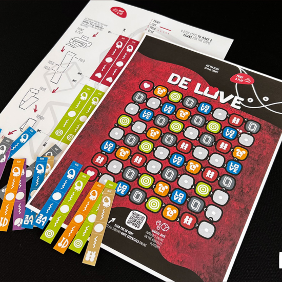 DE LOVE printable edition DIY board game