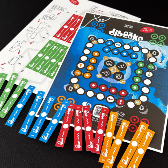 DIBOOKO board game diy printable