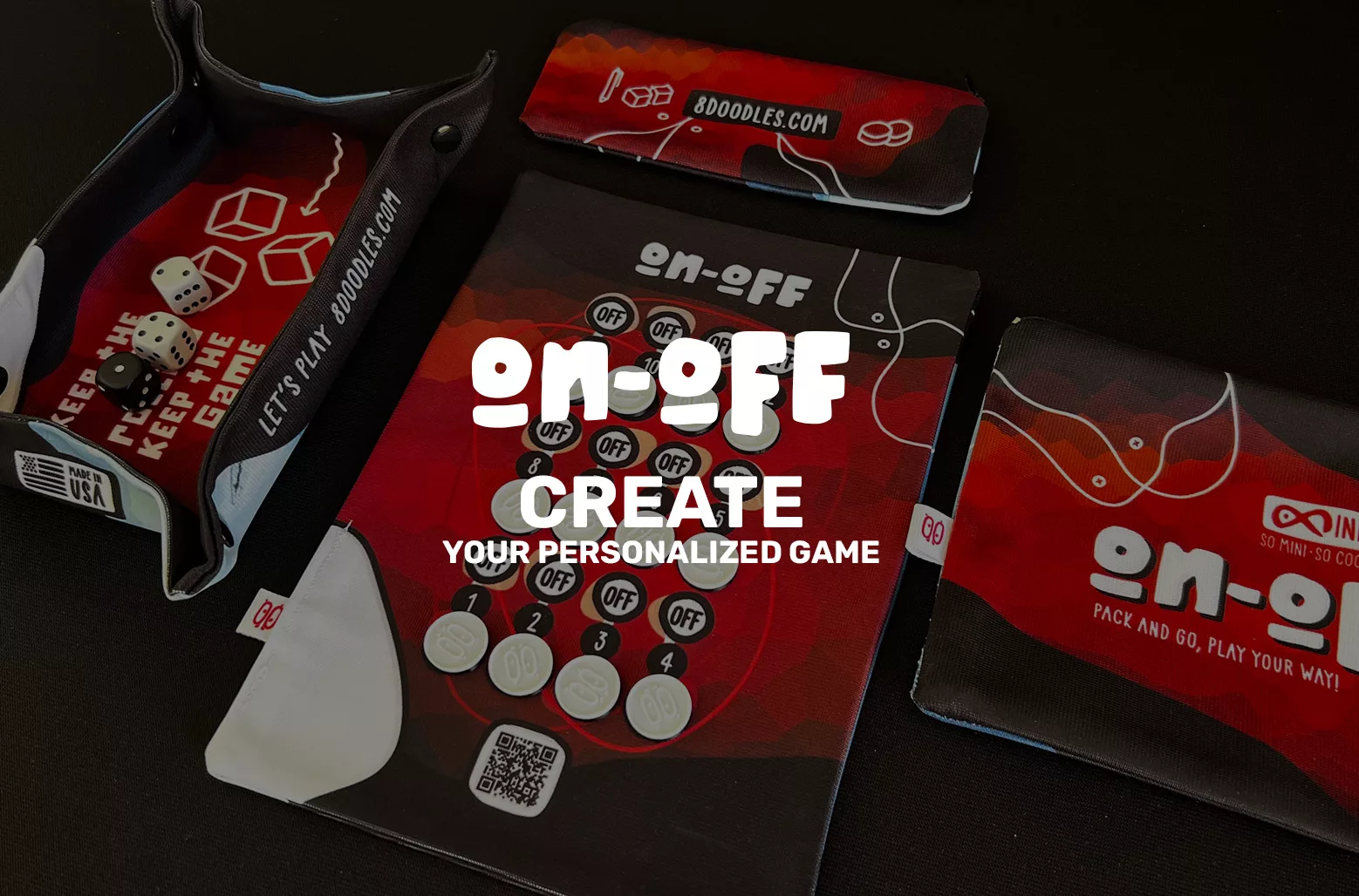 build your custom and personalized board game ON-OFF