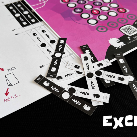 EXCHANGE DIY printable board game