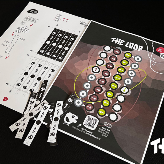 DIY printable THE LOOP board game