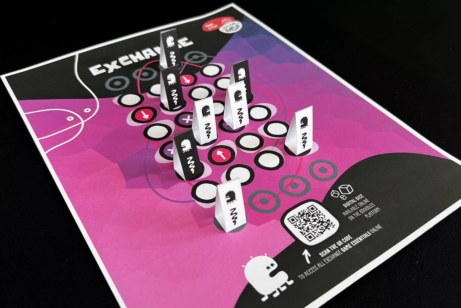 EXCHANGE custom and personalized board game - diy printable edition