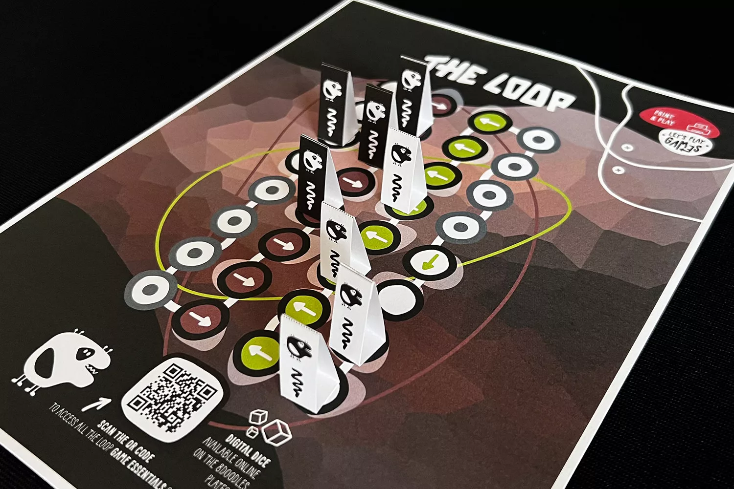 THE LOOP custom and personalized board game - diy printable edition