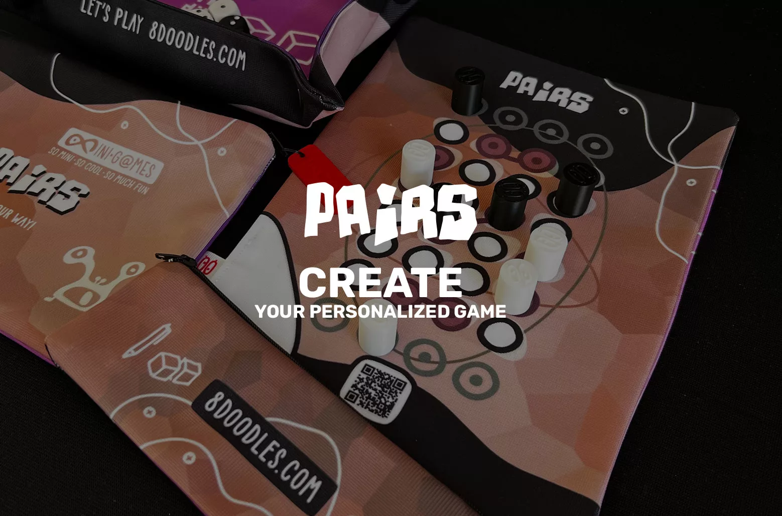 PAIRS custom and personalized board game - essential, premium, deluxe and premium edition