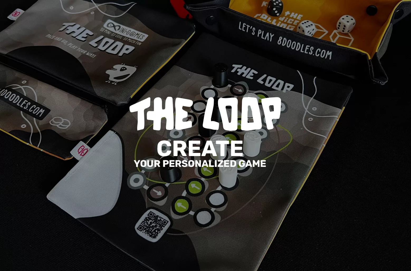 create and build your custom and personalized board game THE LOOP