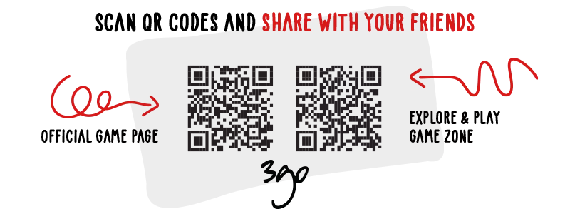 3GO - scan QR CODE - personalized board game and share with your friends