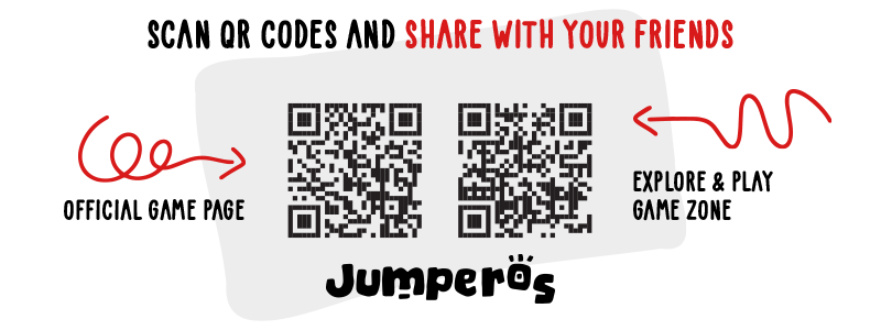 JUMPEROS - scan QR CODE - personalized board game and share with your friends