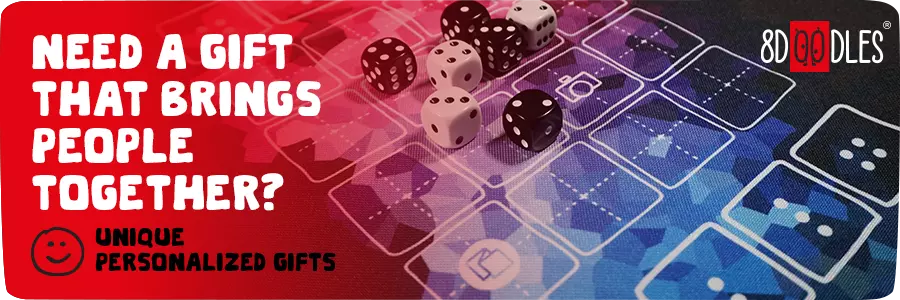 Looking for a unique personalized gift? Personalized board games from 8doodles