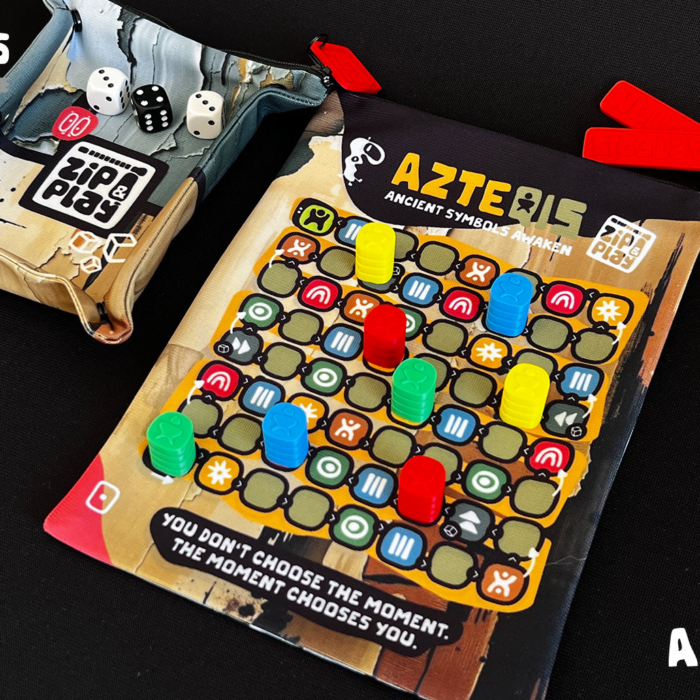 AZTEQIS personalized board game by 8doodles - play anywhere