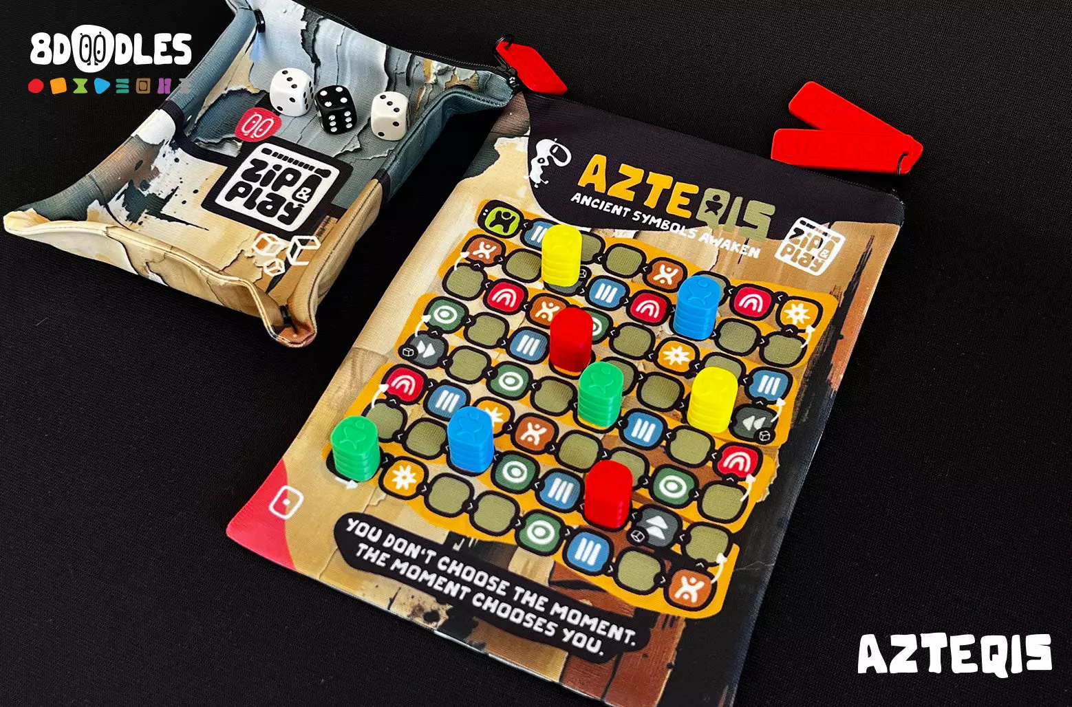 AZTEQIS personalized board game by 8doodles - play anywhere