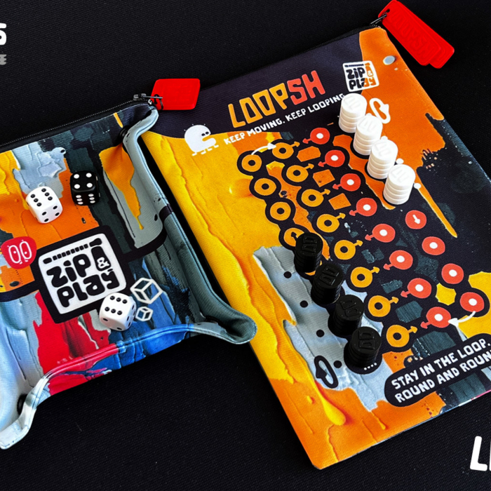 LOOPSH personalized board game by 8doodles