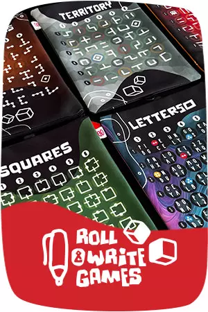 Personalized Roll and Write games by 8doodles