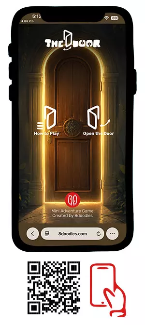 THE DOOR solve the puzzles