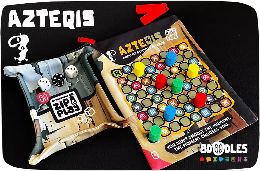 Personalized board game AZTEQIS by 8doodles