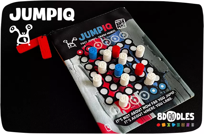 Personalized board game JUMPIQ by 8doodles