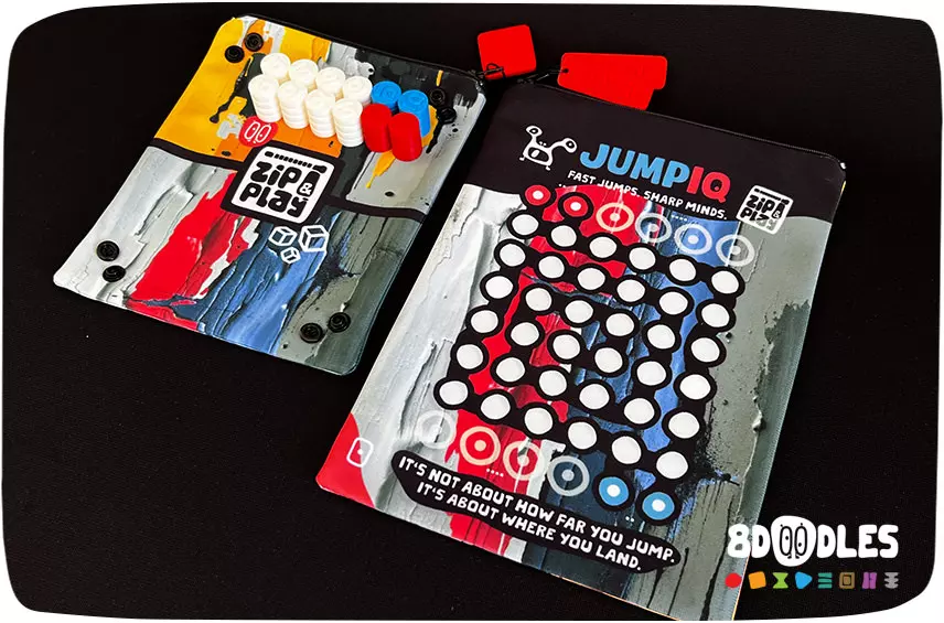 Personalized board game JUMPIQ by 8doodles