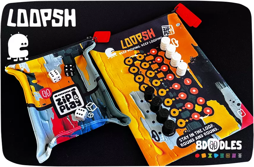 Personalized board game LOOPSH by 8doodles