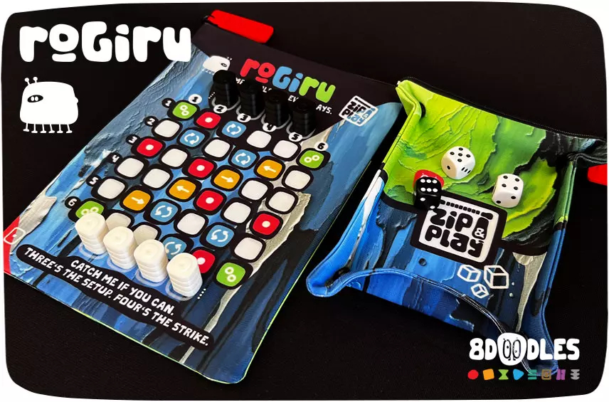 Personalized board game ROGIRU by 8doodles