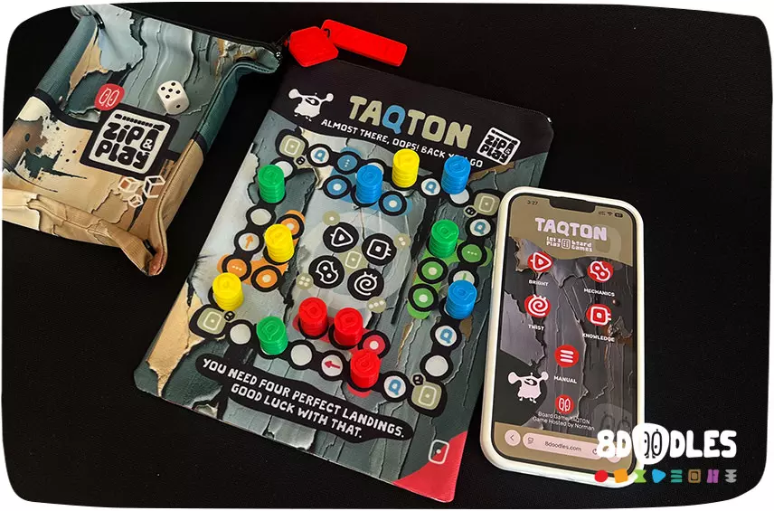Personalized board game TAQTON by 8doodles