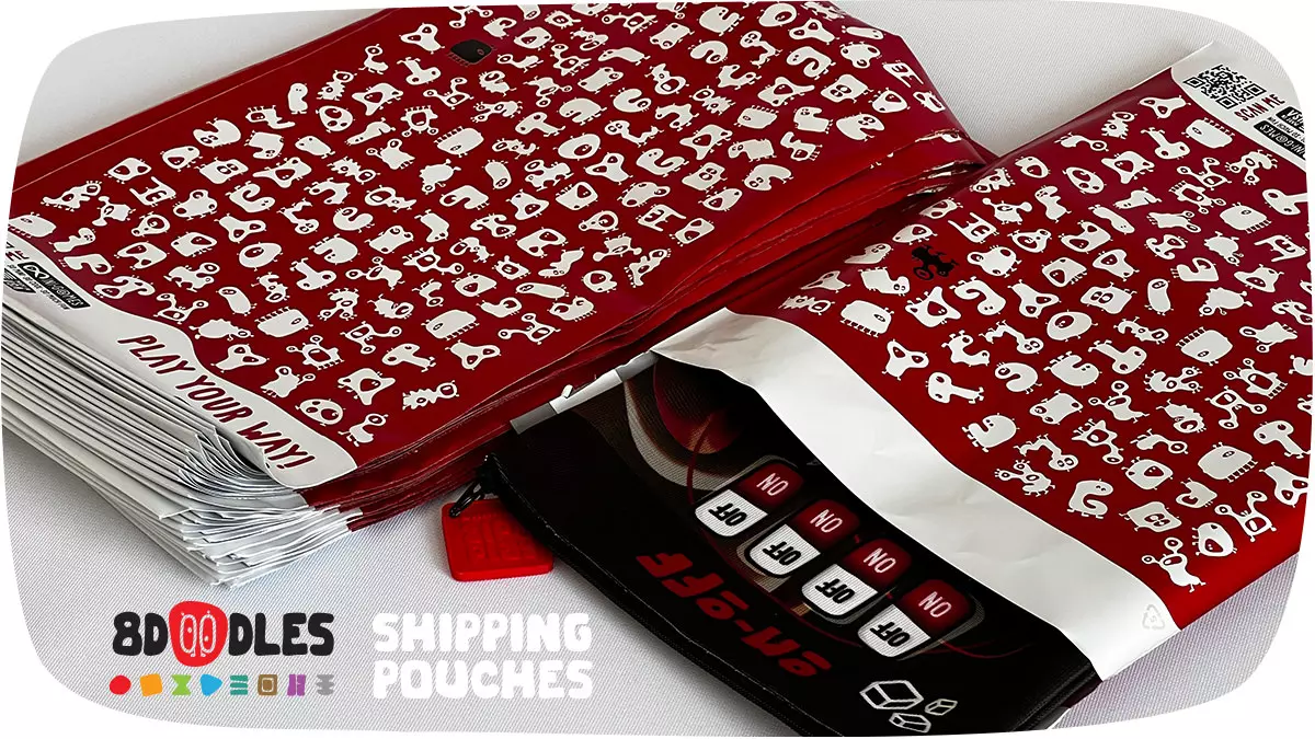 Shipping pouches by 8doodles