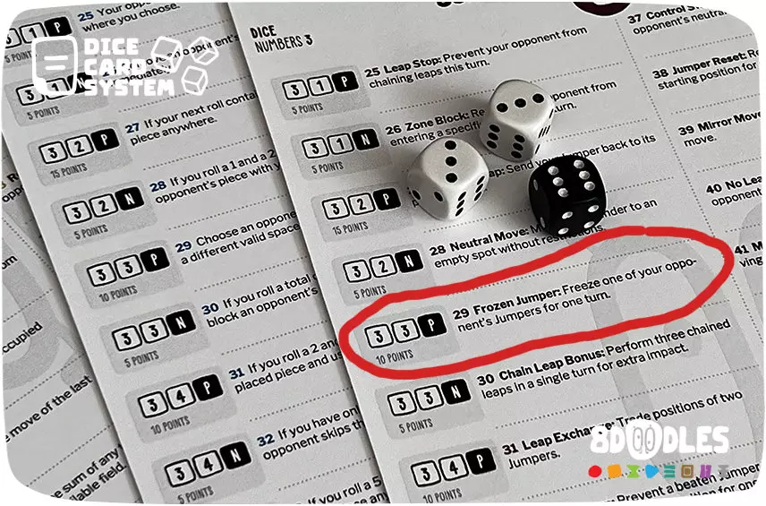 Dice Card System by 8doodles