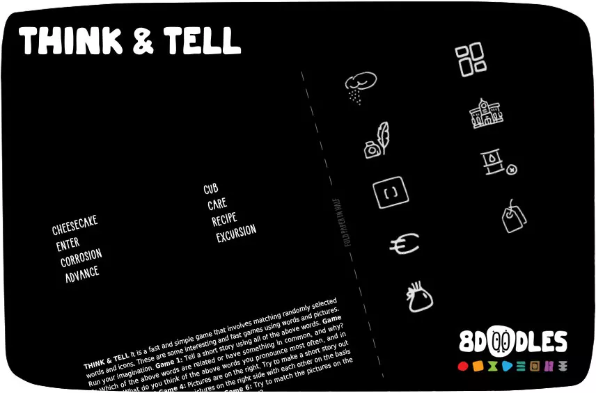 Logic and Puzzle Games by 8doodles - THINK AND TELL