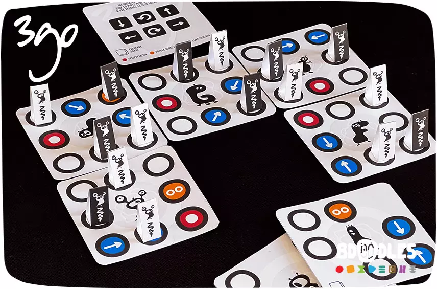 3GO printable DIY board game by 8doodles