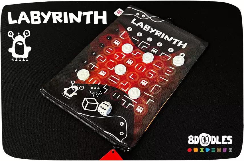 Roll and Write game LABYRINTH