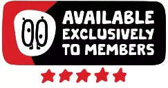 Available exclusively to members badge