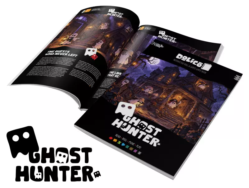Ghost Hunters - DOLICO - Roll & Write book and game