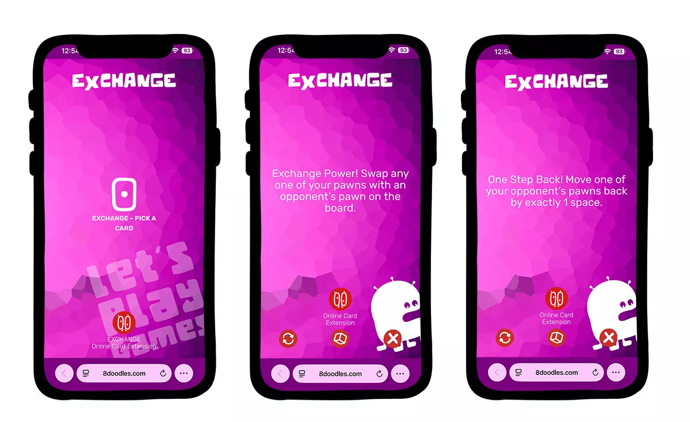 Online Card Extension for EXCHANGE Print & Play game