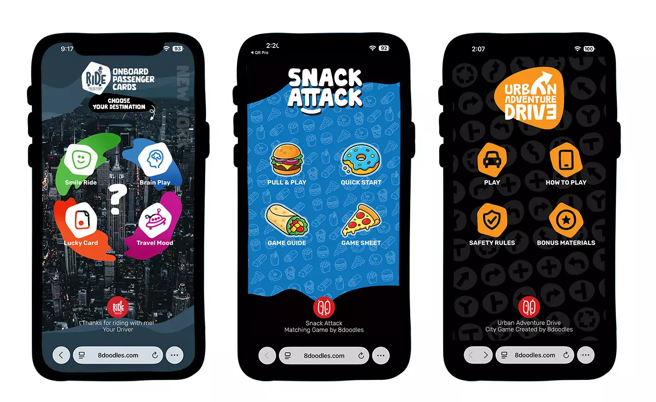 QRIOUS CARDS smartphone content for games, learning, everyday moments, activities, and selected business uses 