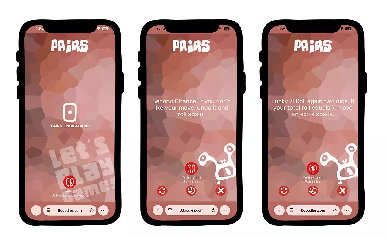Online Card Extension for PAIRS Print & Play game