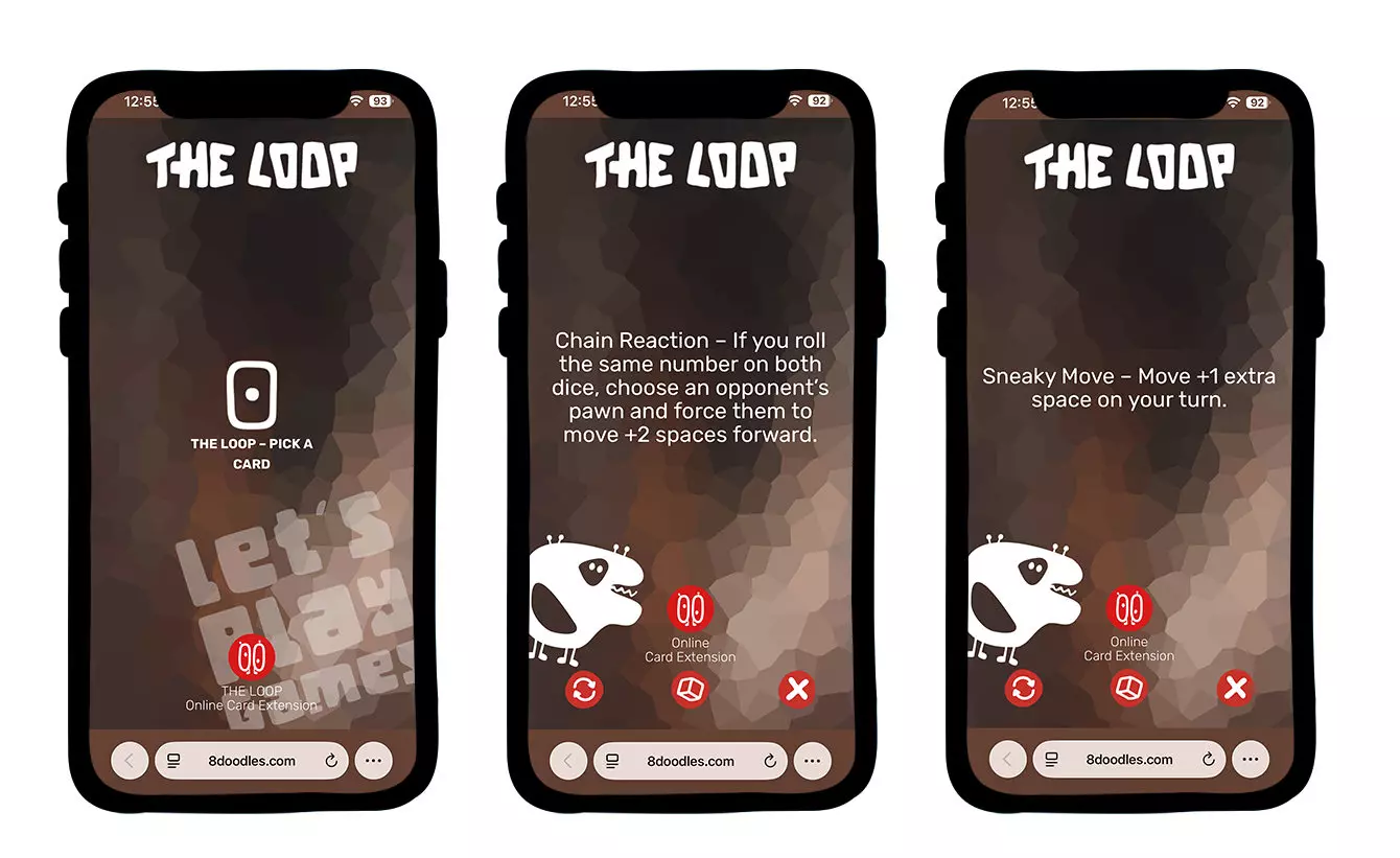 Online Card Extension for THE LOOP Print & Play game