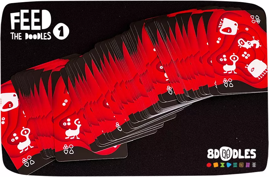 FEED THE DOODLES 1 - Beginning card game