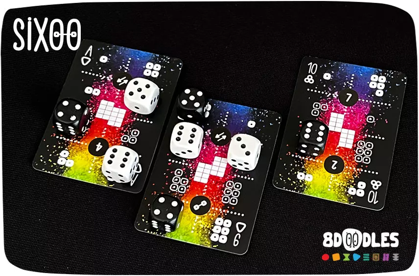 SIXOO card dice combo game