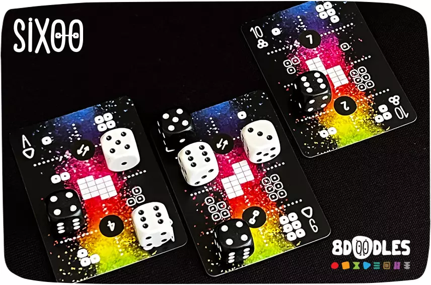 SIXOO card dice combo game