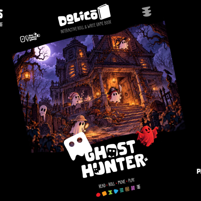 GOST HUNETER Interactive Book Game - Roll & Write